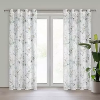 Штора SENDI белая Z 140x270 см, лента с рюшами SZEL Eurofirany, белый