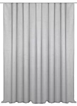 Штора серая, комплект штор турецкая штора Perde готовая штора 250х245см Haus und Deko, серебро