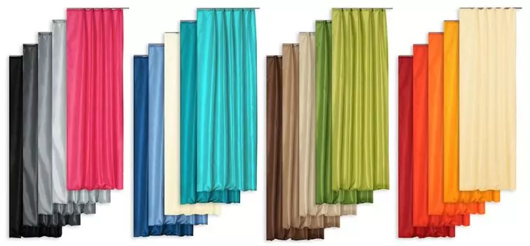 Штора серая на люверсах 140х245 см, вуаль полупрозрачная с элегантными полосками Haus und Deko, серый