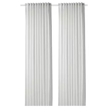 Штора шумоизоляционная, белая, 145х300 см, GUNNLAUG IKEA