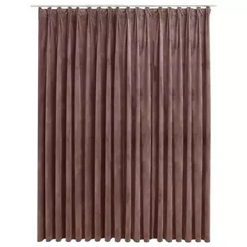 Штора vidaXL 299474, 290x245x1 см, старый розовый