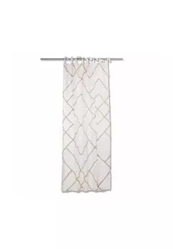 Штора Wedi белая Loberon, размер: ширина 140см, высота 245см.