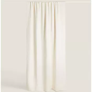 Штора Zara Home Hemp, 140х270 см, экрю