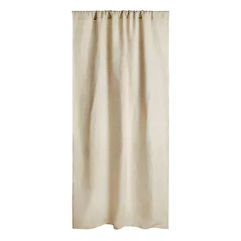 Штора Zara Home Washed Linen, светло-бежевый