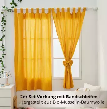 Шторы ALAVYA HOME, желтый