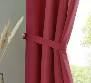 Шторы Astek, бордовый