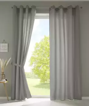 Шторы Astek, светло-серый