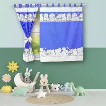 Шторы BABYLUX, синий