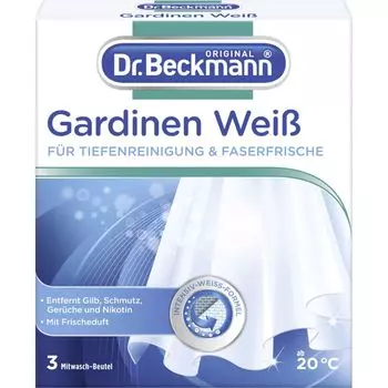 Шторы белые Dr. Beckmann, 120 g