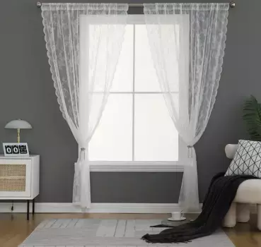 Шторы BTTO, белый