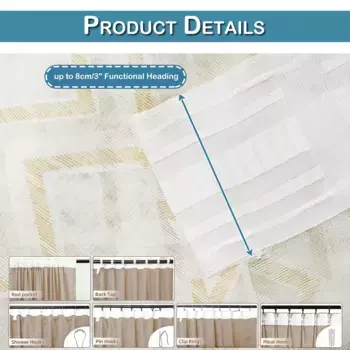 Шторы BTTO, белый