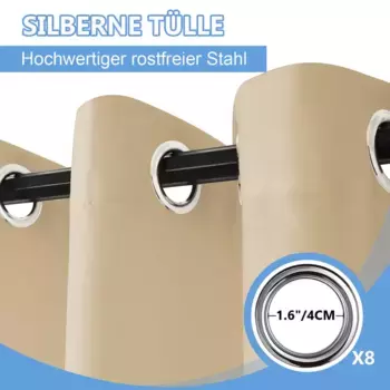 Шторы BTTO, бежевый