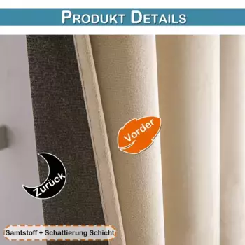 Шторы BTTO, бежевый