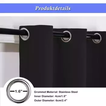 Шторы BTTO, черный