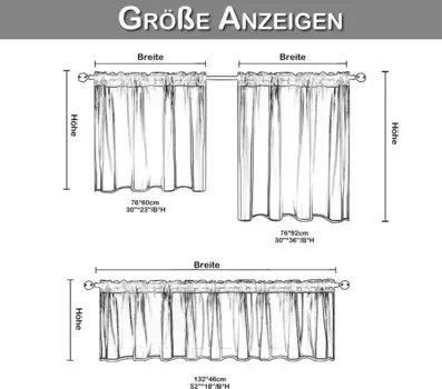 Шторы BTTO, черный