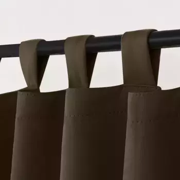 Шторы BTTO, коричневый