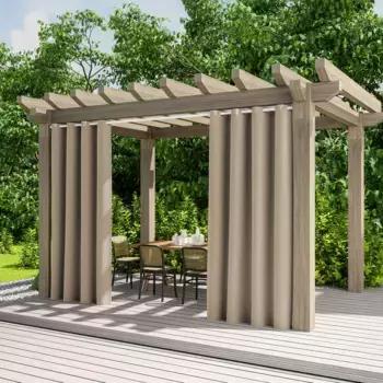 Шторы BTTO, коричневый