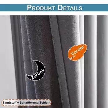 Шторы BTTO, серый