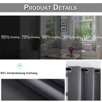 Шторы BTTO, серый