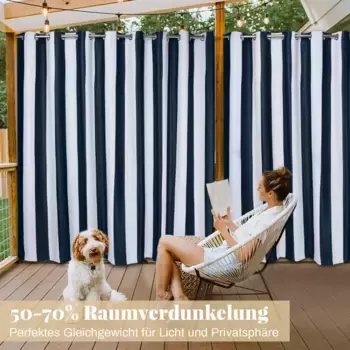 Шторы BTTO, синий