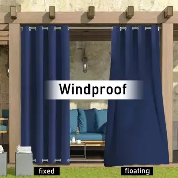 Шторы BTTO, синий