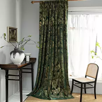 Шторы BundiGlassware, зеленый