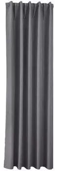 Шторы curtain boston dark вxш Gardinenbox, темно-серый