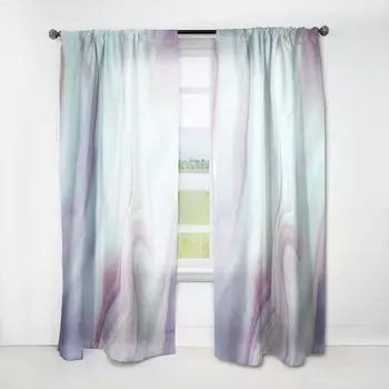 Шторы Designart Geode Marbled V, синий