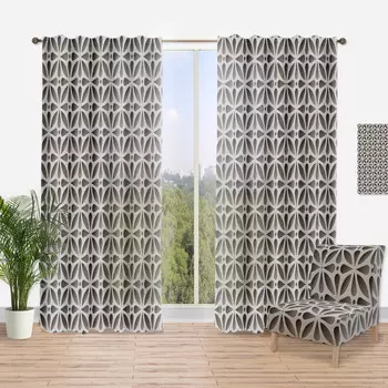 Шторы Designart Scandinavian Pattern XI, серый