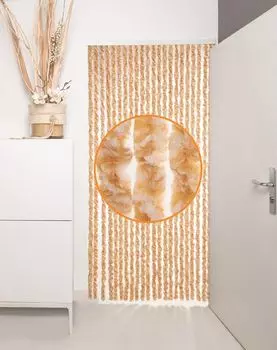 Шторы для интерьера 132 х 213 см, упаковка 2 шт., шторы интерьерные, люверсы, шторы бохо, шторы-перегородки, раздвижные шторы для спальни, геометрия полосок Defactoshop