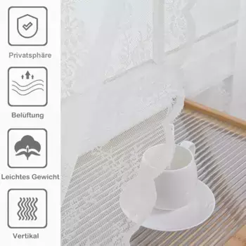 Шторы Easy home, белый