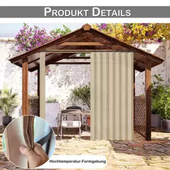 Шторы Easy home, бежевый