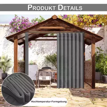 Шторы Easy home, серый