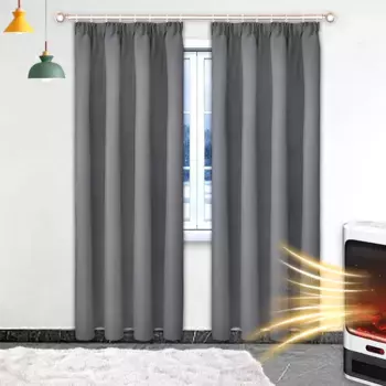 Шторы Easy home, серый