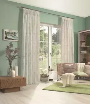 Шторы Gerster, зеленый