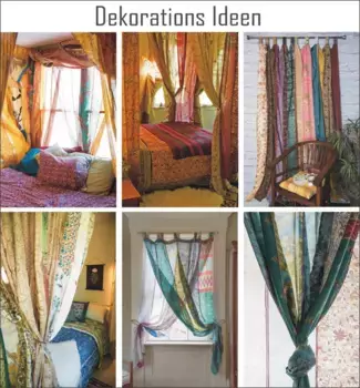 Шторы Guru-Shop, синий