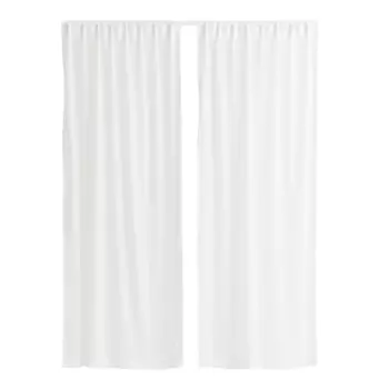 Шторы H&M Home 2-pack Airy Multiway, 2 предмета, белый