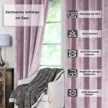 Шторы Haus und Deko, розовый