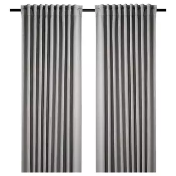 Шторы Ikea Prakttidlosa, серый
