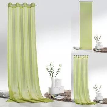 Шторы из вуали, прозрачные кружевные цветы, вышитые прозрачные занавески, белые воздушные декоративные занавески для гостиной, спальни, 150 x 180 см heimtexland, прозрачный