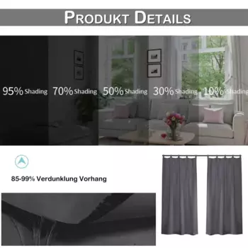 Шторы Koheim, серый