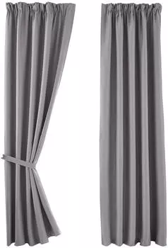 Шторы комплект Gardinenbox, серый