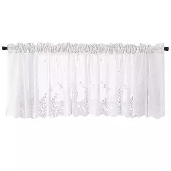 Шторы кружевные JeashCHAT, белый