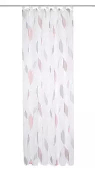 Шторы loop прозрачный 140/245 см, красный/светло-красный