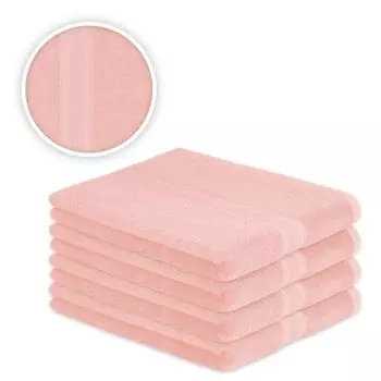 Шторы на люверсах 140х260 см 2 шт темно-зеленые готовые непрозрачные шторы Sdseetraum, розовый