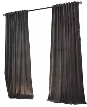 Шторы набор Gardinenbox, коричневый