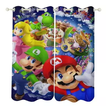 Шторы перфорированные с принтом Nobrand