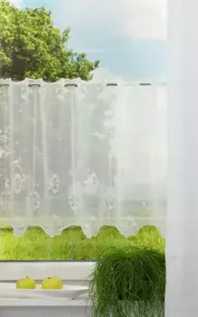 Шторы Plauener Spitze, белый