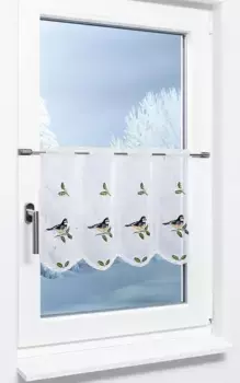 Шторы Plauener Spitze, синий