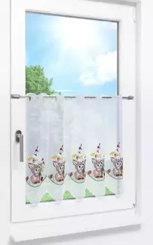 Шторы Plauener Spitze, желтый